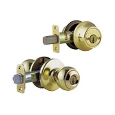 Kwikset PB Polo Entry Lockset 690P 3 6AL RCS KI BBPKG